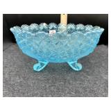 DAISY & BUTTON BLUE CARNIVAL FRUIT BOWL