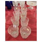 8 PC OAK LEAF TUMBLERS