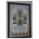 Grand Hotel De Cannes Print Framed