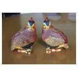 (2) RAZ Imports Pheasants Figurines