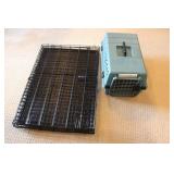 Collapsible Training Dog Crate w/ Cat Carrier