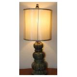 Vtg Ceramic Table Stacking Style Table Lamp