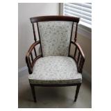 Vintage Art Nouveau or Edwardian Carved Arm Chair