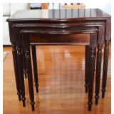Vintage Mahogany Nesting Tables