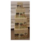 4 Cat on Porch Nesting Boxes