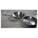 2pc. All Clad Stainless Steel Sauce Pans