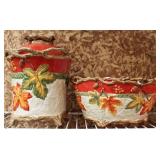 Ceramic Autumn Harvest Leave & Branch Set