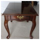 Bassett Furniture Cherry Wood Side Table