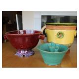 (3) Ceramic Planters