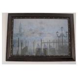 Dawn & The Gondolas II by Terry Lawrence Repro.