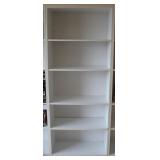 (5 Shelf) White Wooden Storage Shelf #4
