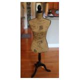 French Script Style Decorative Mannequin Torso