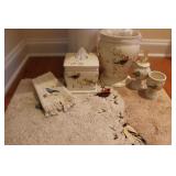 Avanti Linens Gilded Birds Bathroom Accessories