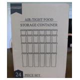24pc. Air-Tight Food Storage Container