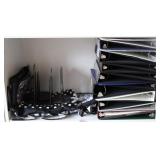 Collection of Binders, Bookends, & Organizers