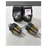 (2) 357 MAG SPEEDLOADERS W/ 12 RDS AMMO &