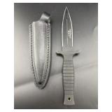 S & W NO. SWHRT9BF FIXED BLADE KNIFE W/ SHEATH