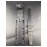 KA-BAR NO. 02-5054 FIXED BLADE KNIFE W/ SHEATH