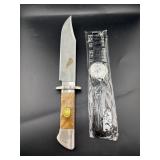 MAJESTY IN FLIGHT BALD EAGLE BOWIE KNIFE & WRIST T