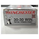 20 RDS WINCHESTER 30-30 WIN AMMO 150GR POWER POINT