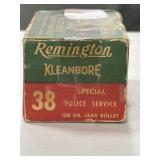 20 RDS REMINGTON 38 SPL AMMO -
