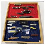 KNIFE DISPLAY BOX W/  24 ASSTD. POCKET KNIVES -