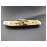 CASE XX 5 DOT SINGLE BLADE W/ SCISSOR KNIFE