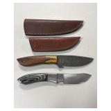 (2) FIXED BLADE KNIVES