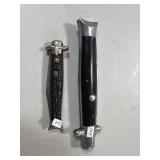 (2) AUTOMATIC KNIVES - SHURSNAP AUTOMATIC