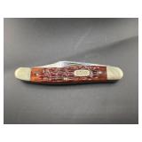 CASE XX 1 DOT, 3 BLADE NO 6347 BONE STAG COPPER