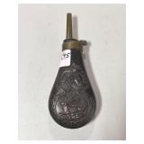 REPRODUCTION METAL POWDER FLASK