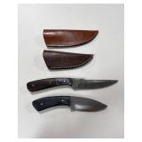 (2) FIXED BLADE KNIVES -