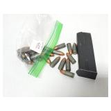 22 ROUNDS OF 9 MM AMMUNITION AND 1 9 MM MAGAZINE