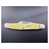 CASE XX 8 DOT 3 BLADE NO 3347 YELLOW STOCKMAN