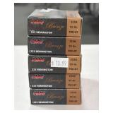 100 RDS OF PMC 223 REM AMMO 55GR FMJ BT