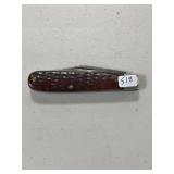 CASE XX 2 BLADE POCKET KNIFE (NUMBER IS FADED)