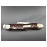 CASE XX 4 DOT 3 BLADE NO 6318 FOLDING POCKET KNIFE