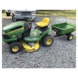 JOHN DEERE LA105 RIDING MOWER