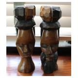 Jamaican Folk Art Wooden Handcrafted Sculptures