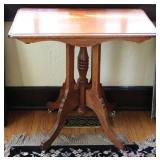 Antique 1890 Eastlake Victorian Parlor Table
