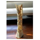 Vtg Indonesian Hand Carved Bovine Bone Totem