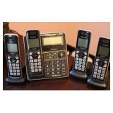 Set of 4 Panasonic Home Phones
