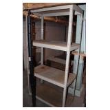 4 Shelf Metal & Press Wood Storage Shelf