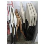 8pc. Assorted Folding Chairs