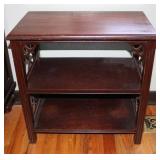 Vintage Mahogany 2- Tier Side Table