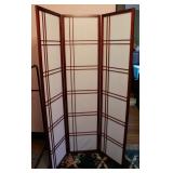 Shoji Screen 3 Panel Room Divider