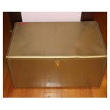 Vintage Aluminum Storage Trunk