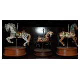 Vintage Porcelain Carousel Tobin Fraley Horses