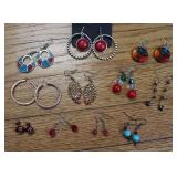 11pc. Assorted Bohemian Style Earrings