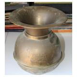 Vtg Brass Union Pacific R.R. Spittoon
